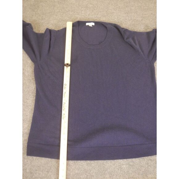 Croft & Barrow Crew Neck‎ Sweater Plus Size 2X Navy Blue Classic 100% Acrylic - Picture 8 of 11